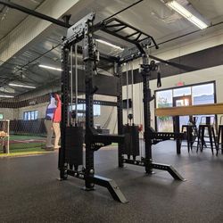 Vesta Pro Series 2in1 Squat Rack | Functional Trainer | 400lb Weight Stack | Commercial Grade | Gym Equipment | FREE DELIVERY🚚 🔴