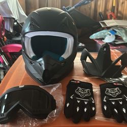 Moto Helmet Set 