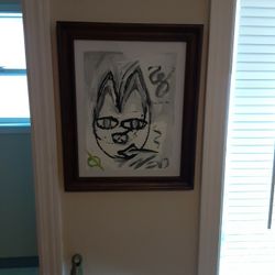 The Smoking Fox Canvas