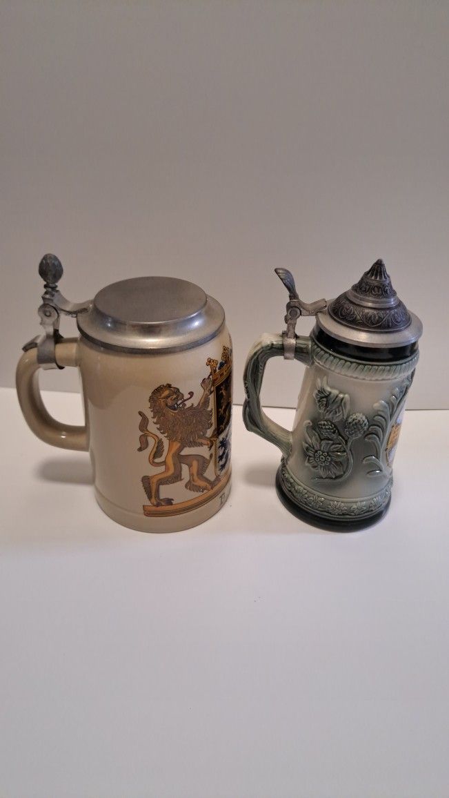 2 Steins Made In Germany Gerz