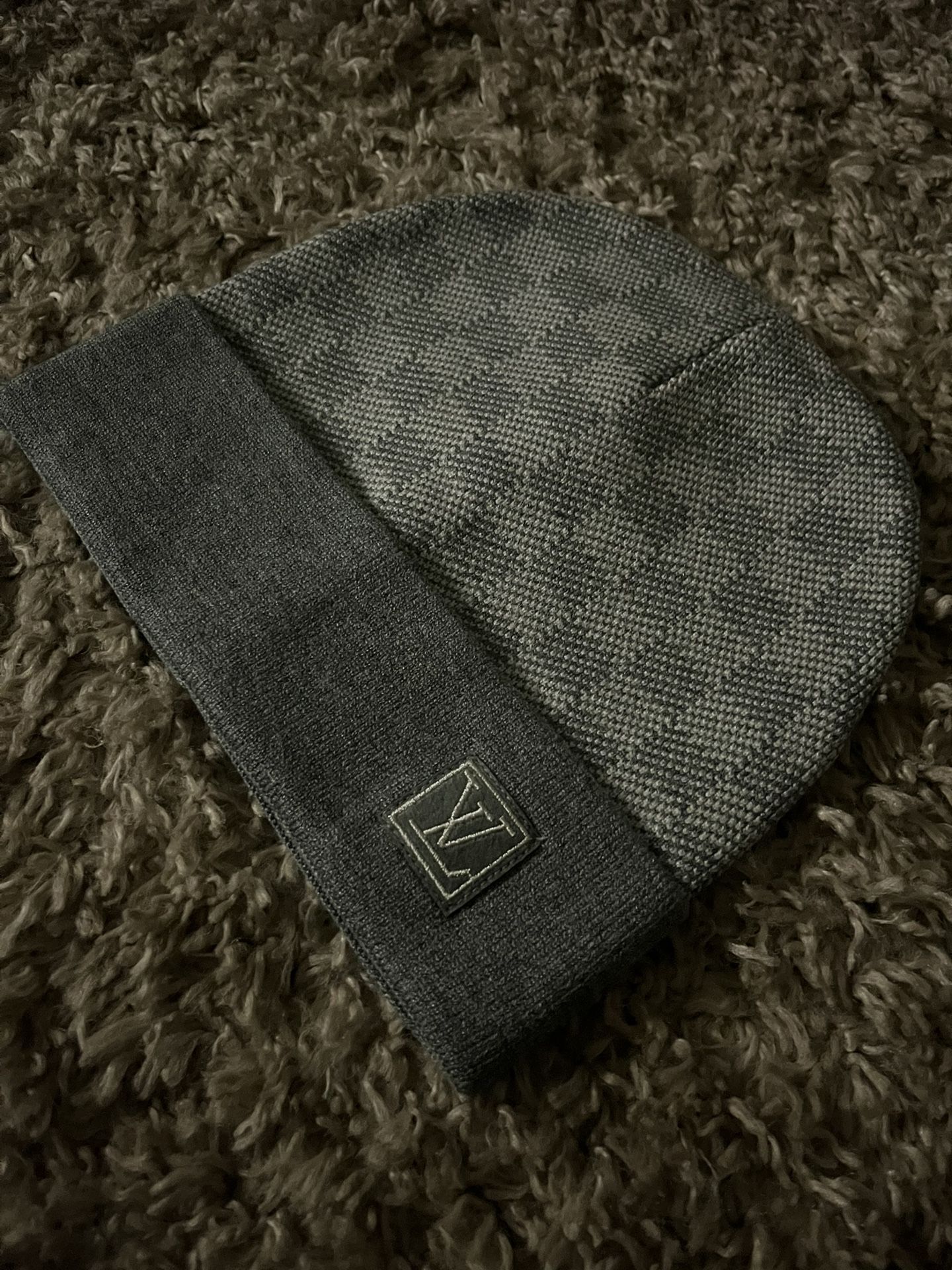Louis Vuitton Gray Beanie 