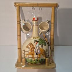 New & Sealed! Decorate PERU Bottle & 2 shot cups