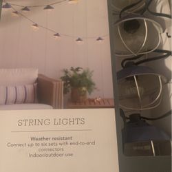 String Lights Weather Indoor/outdoor - 2 Sets Available 