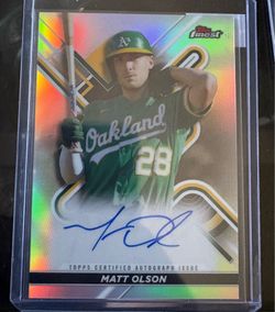 Matt Olson Autograph