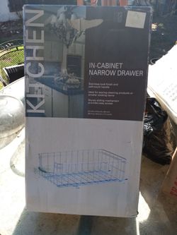Kitchen In-Cabinet Narrow Drawer Organizer