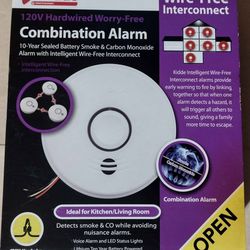Kidde P4010ACSCO-W Smoke & Carbon Monoxide Alarm – Open Box
