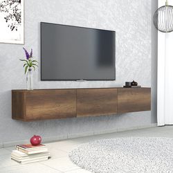 Stock Clearance % 60 Off - (4 Color Options) Tuscania Floating TV Stand & Media Console