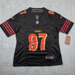 Women's 49ers Rivalry Nick Bosa #97 Jersey Size Small