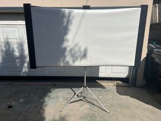 BoxNone: Accolade DUET ELPSC80 Portable 80" Projector Screen w/ Tripod 4:3, 16:9