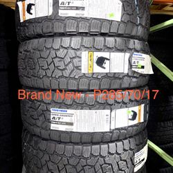 (4) - 285/70/17 Toyo Open Country A/T III Tires