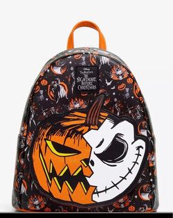 NWT Loungefly The Nightmare Before Christmas Jack Split backpack