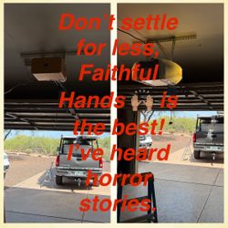 Garage Door. Garage Doors. All New Hardware, Opener. Springs