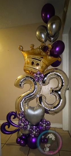 UP BALLOONS decorations