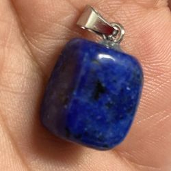 Lapis lazuli Charm Pendant For Necklace 