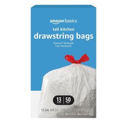 13 Gallon Kitchen Trash Bags (50 Count) – $6