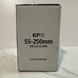 Canon EFS 55-250mm f/4-5.6 IS STM