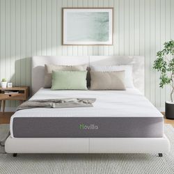 Full Size Novilla 10” Memory Foam Mattress – Medium Firm – Brand New in Box