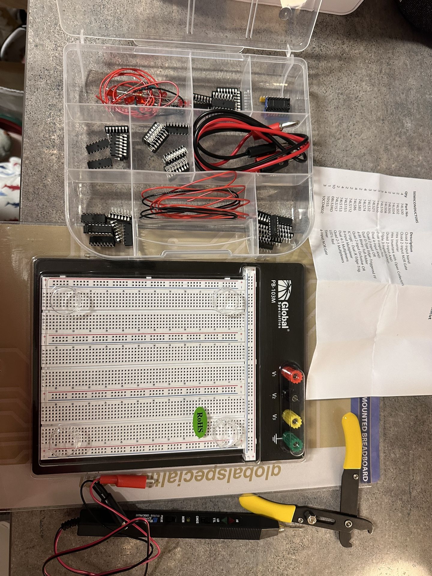 UCONN CSE2301 Full Kit All Pieces Included