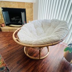 Rattan papasan chair Frame & Cushion