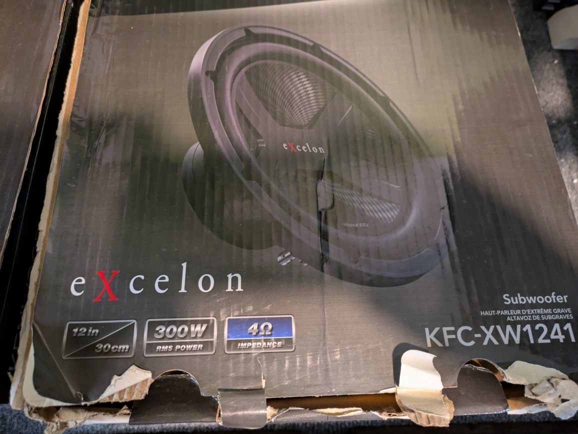 Pair of KENWOOD Excelon 12inch Speakers