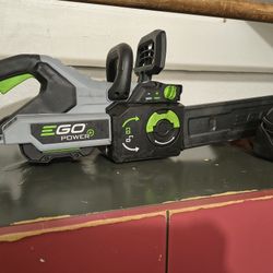 Power+ 56v 16 inch Battery Chainsaw Used Once