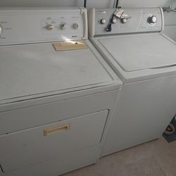 Whirlpool washer and kenmore 80s dryer