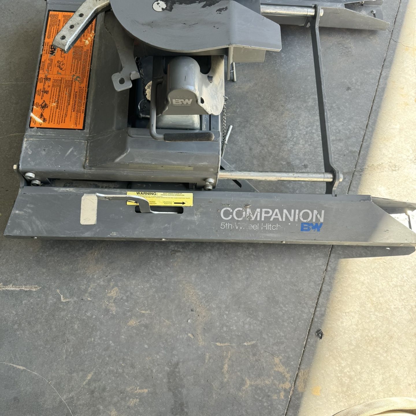 Fifth Wheel Hitch BW Companion 