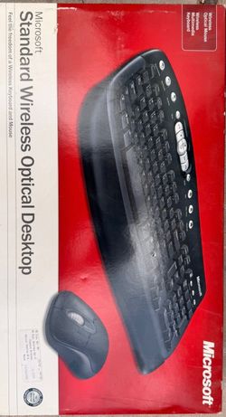 Standard wireless optical desktop 30$