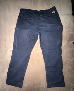 Carhartt Navy Blue Cargo Work Pants