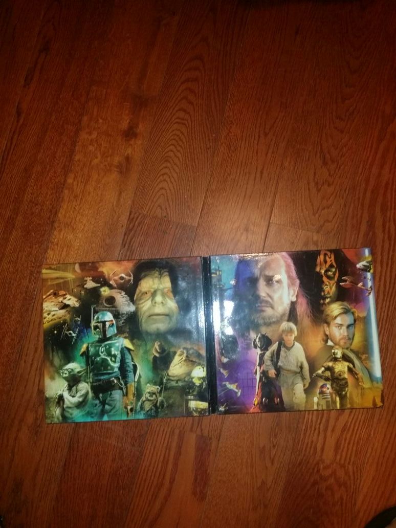 Star Wars collection book for holding or displaying star wars coins.