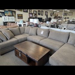 Sectional Brown Couch For Sale  