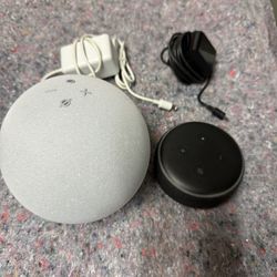 Amazon Alexa Dot and sphere