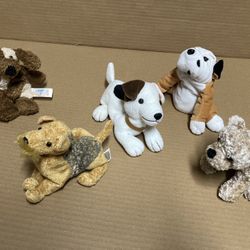 Bean Bag Plush Dogs 