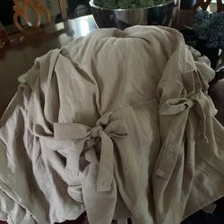 King Duvet With Ties