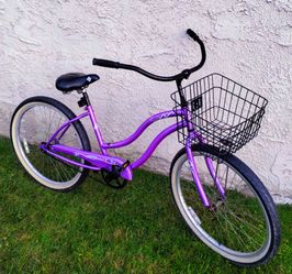 Women's micargi 26" Beach Cruiser bike bicicleta basket