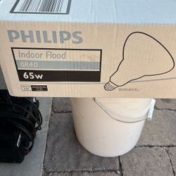 Philips BR40 65W Indoor Flood Bulbs