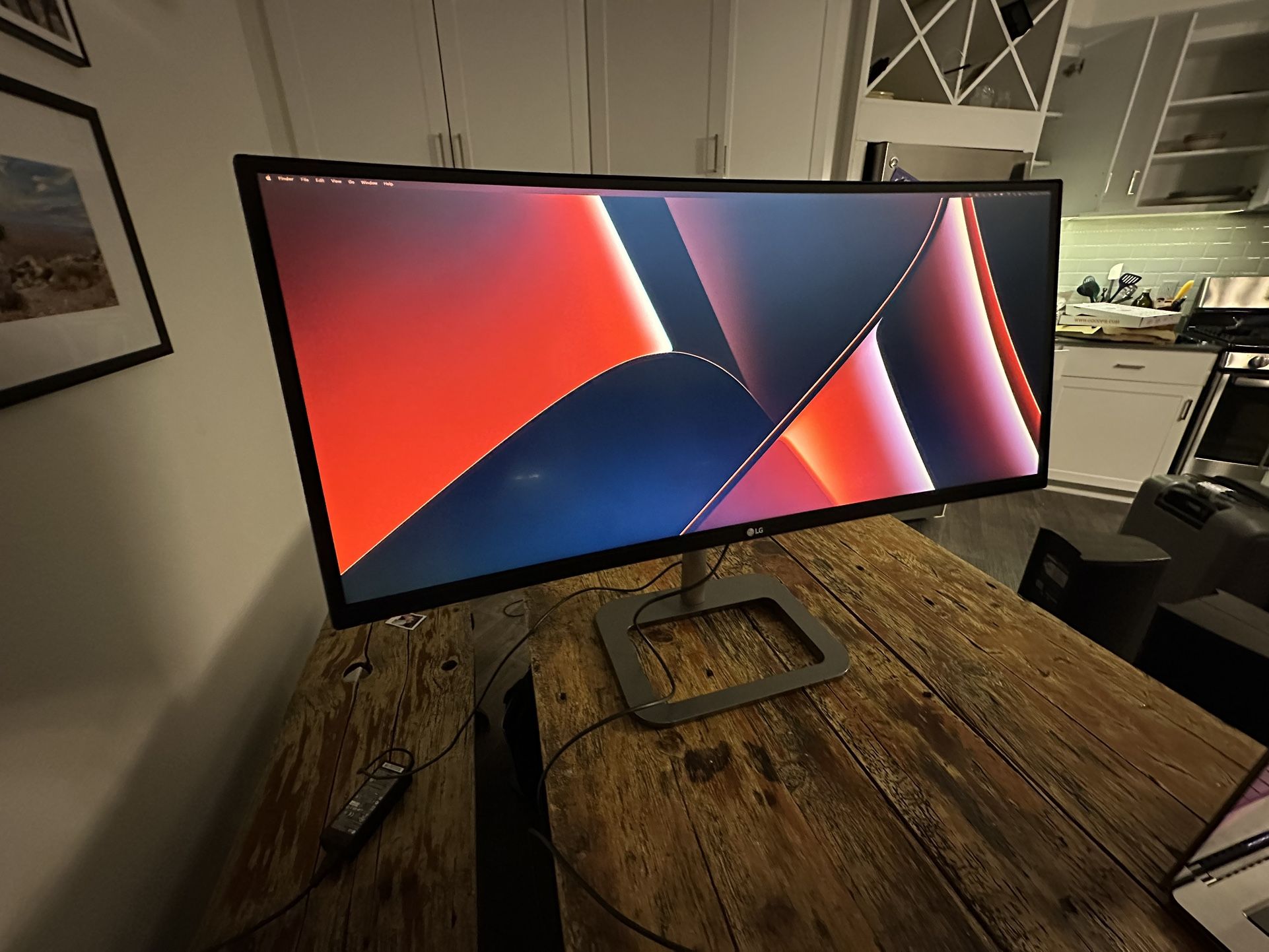 LG 34” 3440 X 1440 Ultra wide Monitor