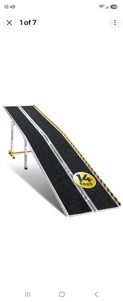 Like new ✅️ MAASTERS Wheelchair Ramp 14 Feet - Loading Capacity 600 lbs - ADA Compliant