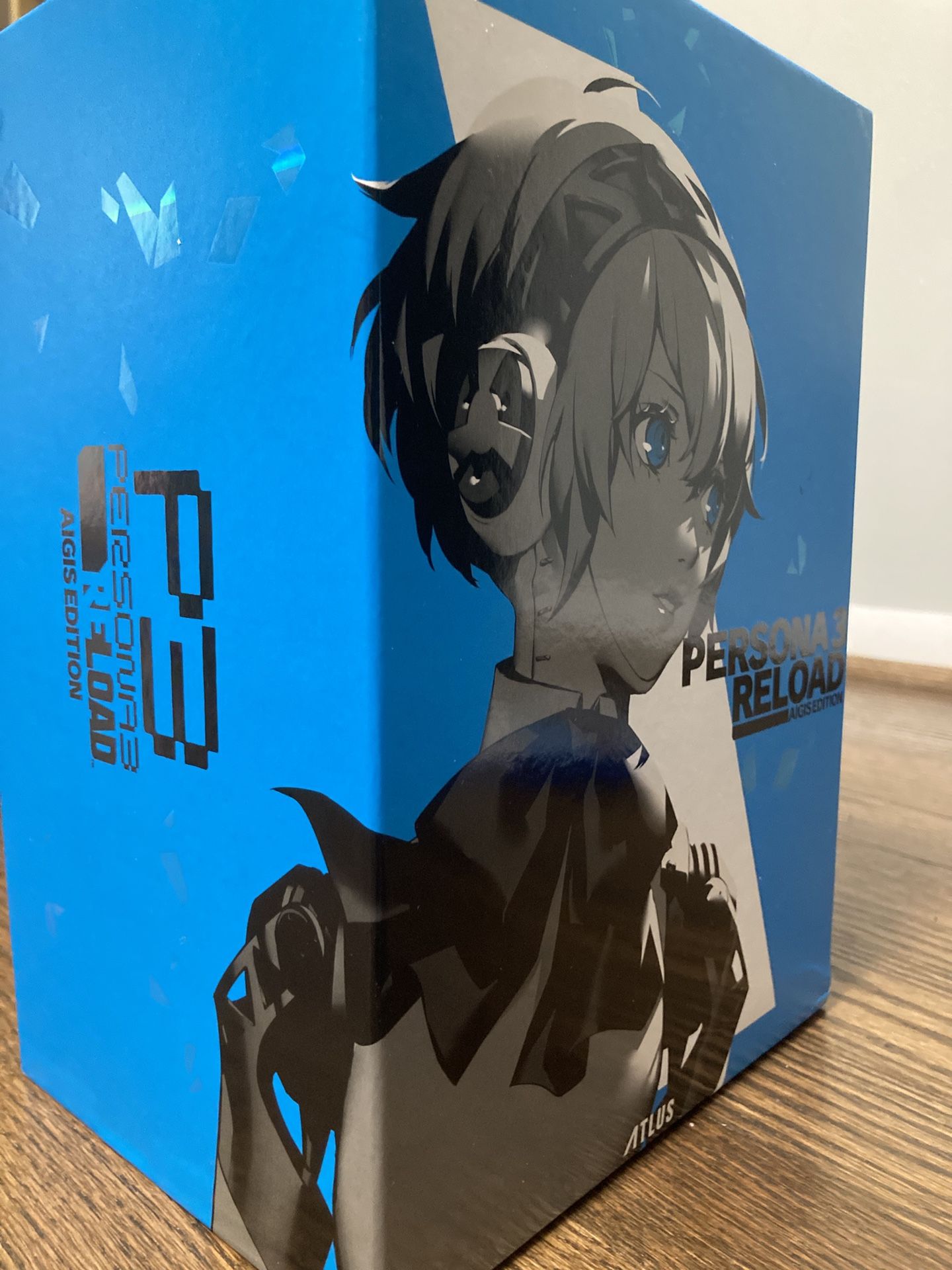 P3R Persona 3 Reload Collector Limited Aigis Figure Statue Rpg + Box PS5 Cover Z