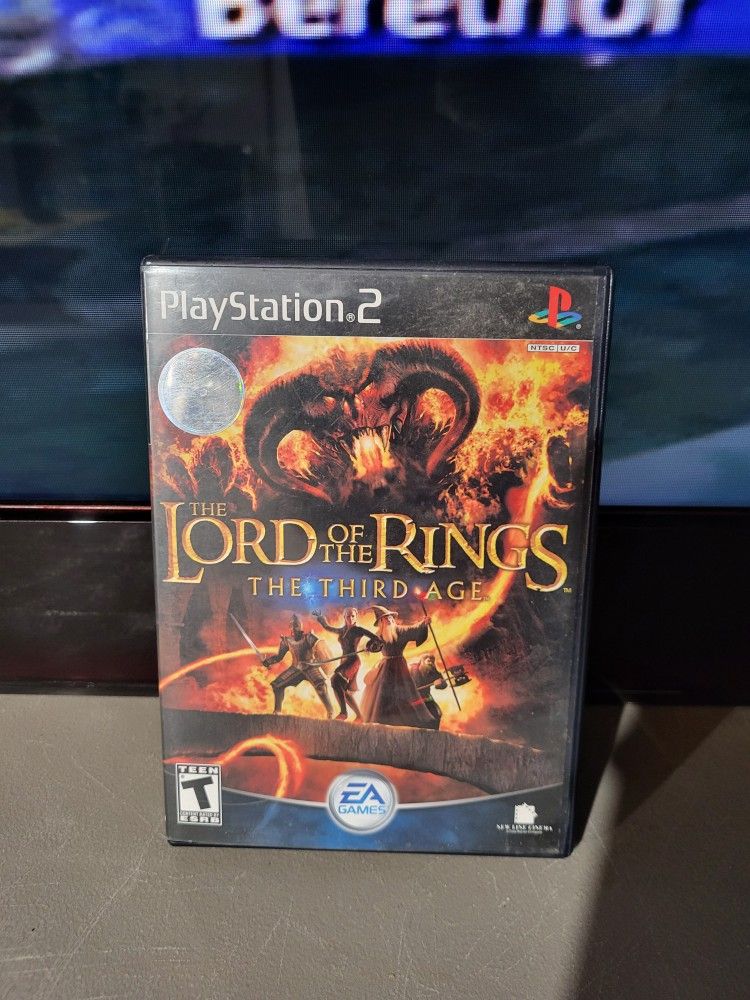 Lord of The Rings PS2 game