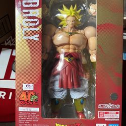 S.H. Figuarts Broly 40th Anniversary Reissue Edition Anime Action Figure Dragon Ball Z