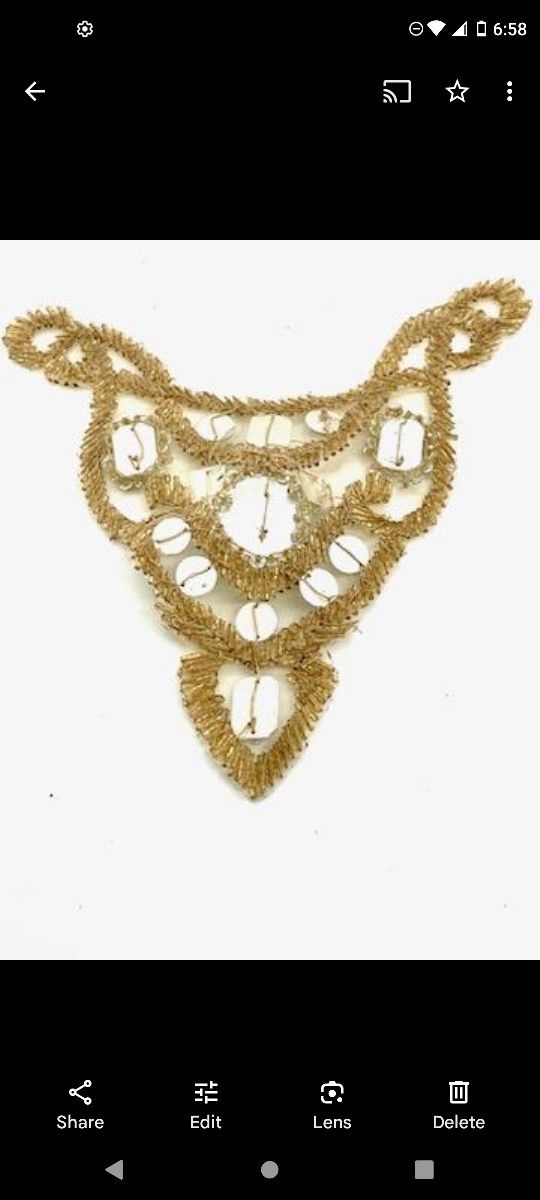 Spectacular Gold Applique