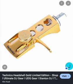 Technics Gold Limited Edition Headshell