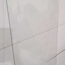 Glass Top Shelf 18 In Wide 55.5 In Long