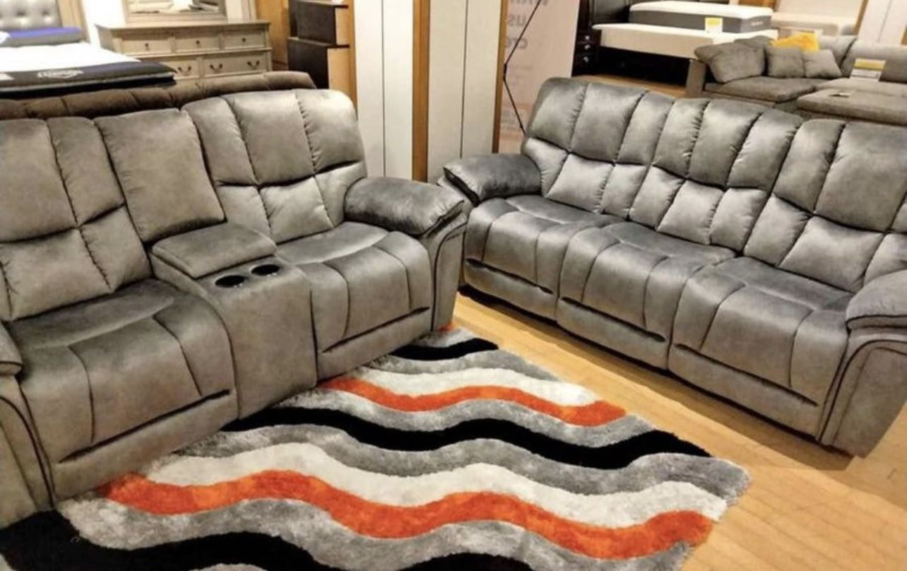 Barcelona Two-Piece Reclining Living Room $1099
