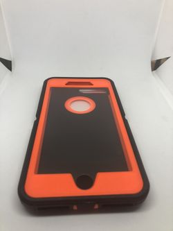 Orange camouflage hard case for iPhone 7 Plus / 8 plus case Cover protector