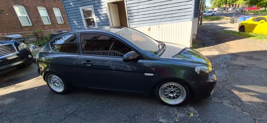 2009 Hyundai Accent Hatchback with BBS-Style Wheels