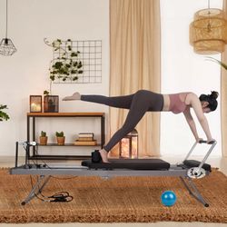 Foldable Pilates Reformer Machine Pilates Reformer Workout Machine Fitness