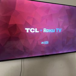 TCL Tv Barely Used 55 Inch 