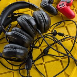 Ps4 Controllers+Headsets